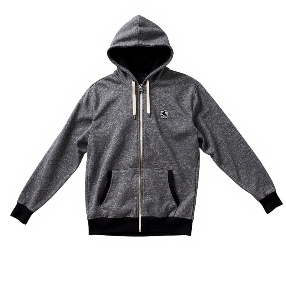 Express Men's Lightweight Gray Zip Up Sweater